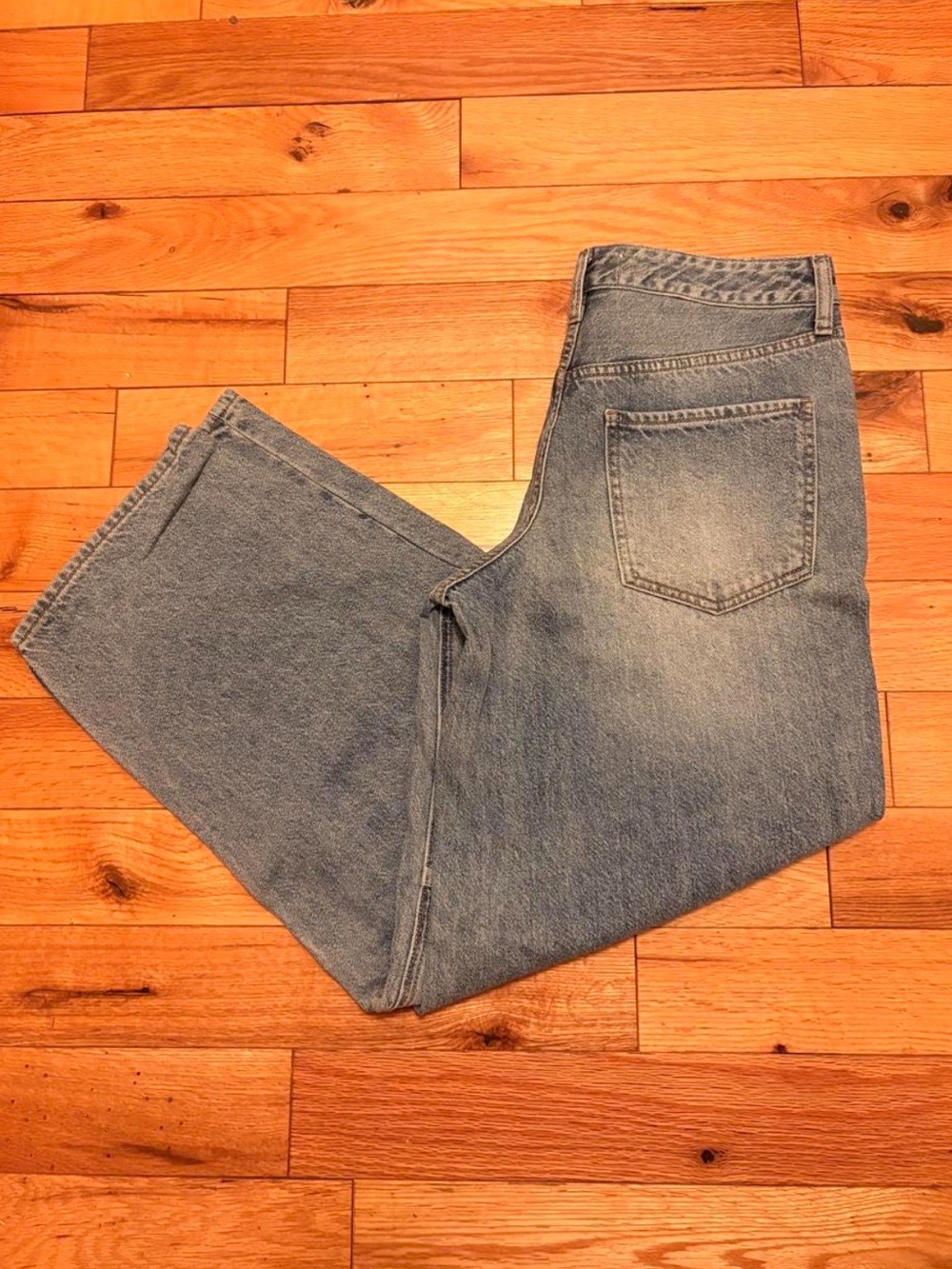 Women’s cotton barrel jeans